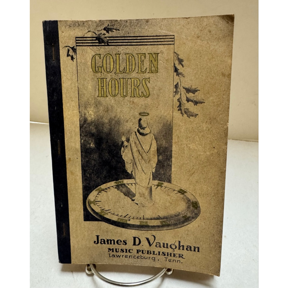 James D. Vaughan “Golden Hours” Gospel Songbook 1946 Paperback